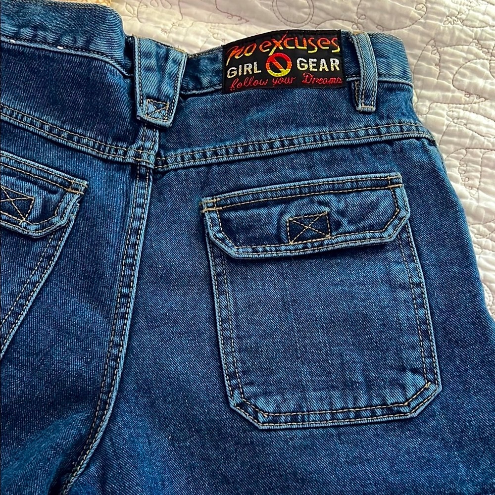 Vintage Y2K Classic Blue Jean Shorts Jorts Women Junior size 9/10 1990s